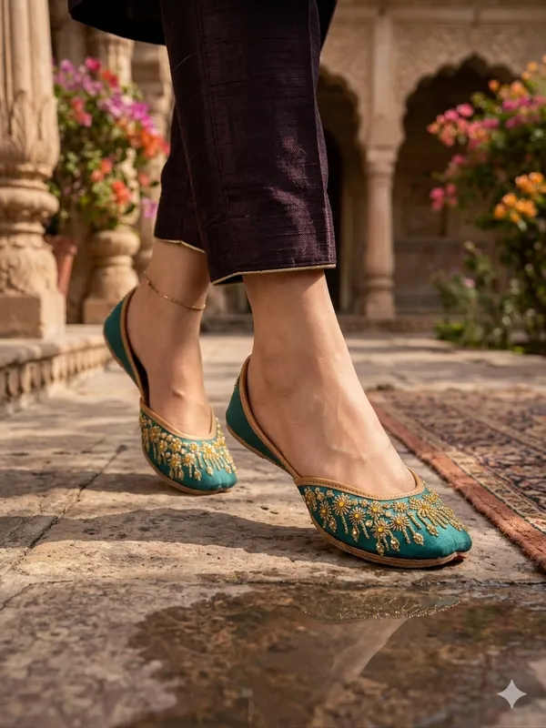 Riwaayat_Green_Handmade_Jutti