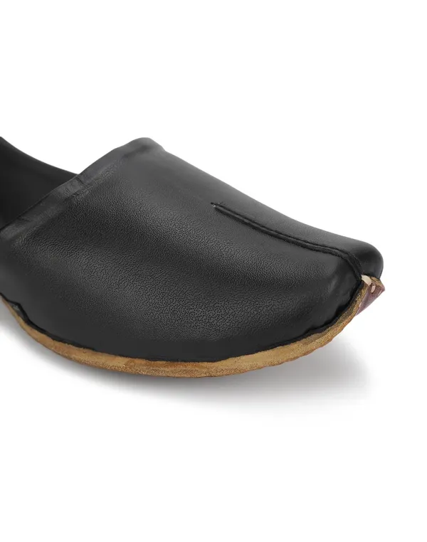 Handmade_Royal_Black_Leather__Jutti_For_Men