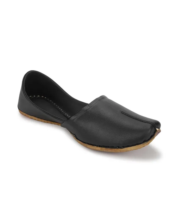 Handmade_Royal_Black_Leather__Jutti_For_Men
