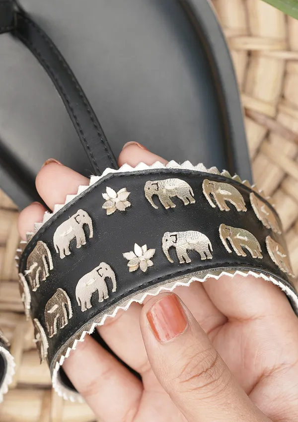 Handmade_Black_Elephanta_Kolhapuri