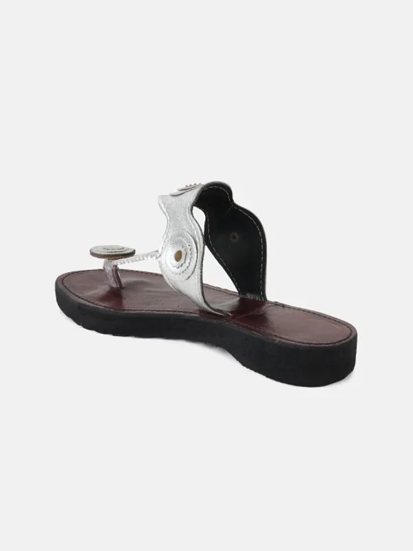 Handmade_Silver_Tikli_Kolhapuri_For_Women's
