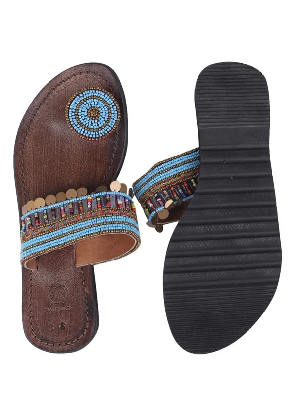 Sky_African_Beads_Work_Kolhapuri_–_Handmade_Elegance_with_a_Traditional_Indian_Soul