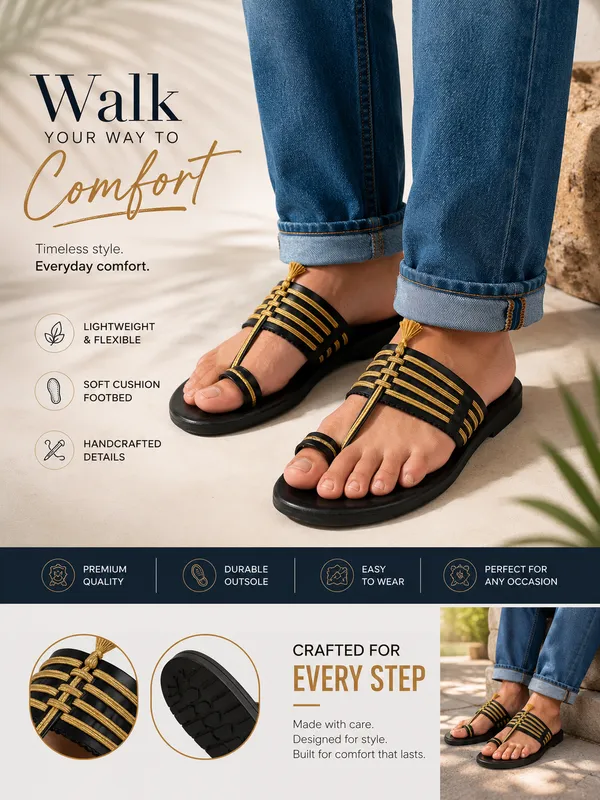 The_Thalapathy_Edition_–_Handcrafted_Black_Kolhapuri_Chappal