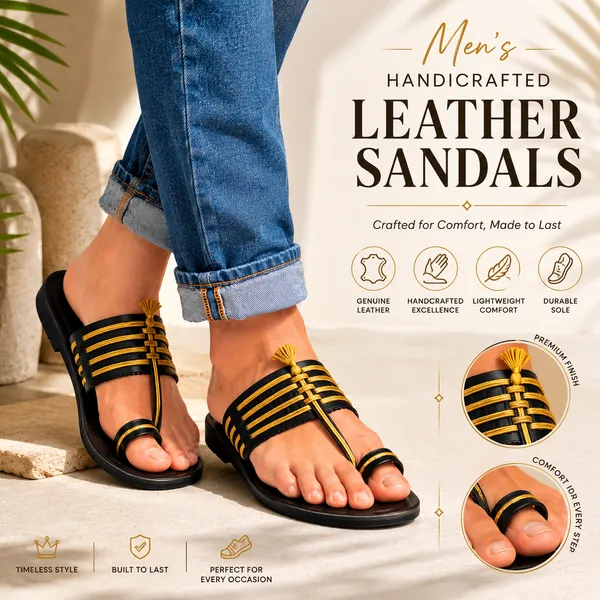 The_Thalapathy_Edition_–_Handcrafted_Black_Kolhapuri_Chappal
