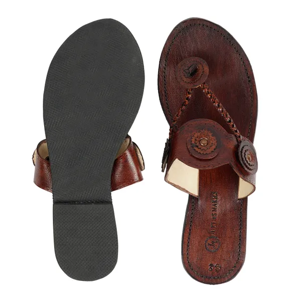 Handmade_Brown_Tikli_Kolhapuri