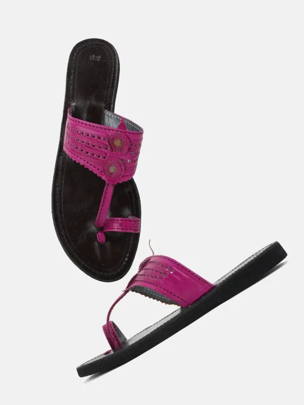 Handmade_PINKEbony_Kolhapuri_for_Women's