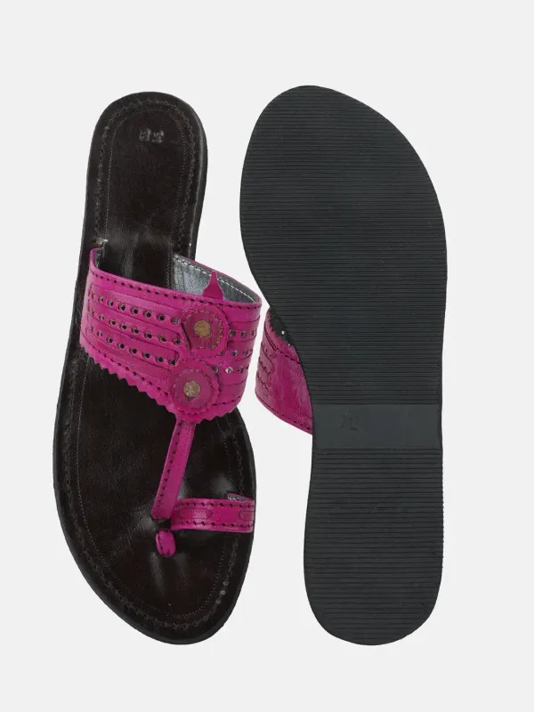 Handmade_PINKEbony_Kolhapuri_for_Women's