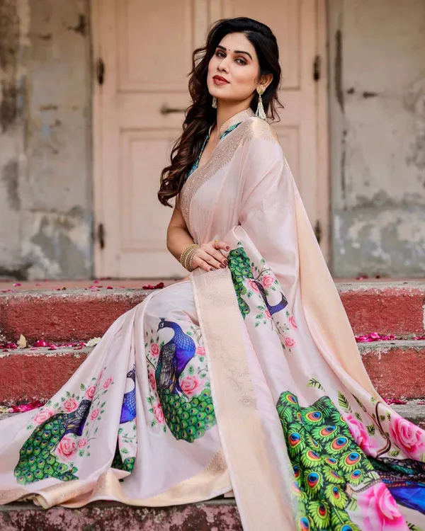 Soft_Pastel_Pink_Tussar_Silk_Saree_with_Hand-Painted_Peacock_and_Floral_Motifs