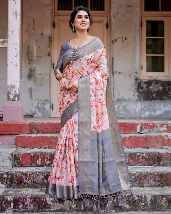 Graceful_Grey_Banarasi_Silk_Saree_with_Floral_Elegance_and_Zari_Accents
