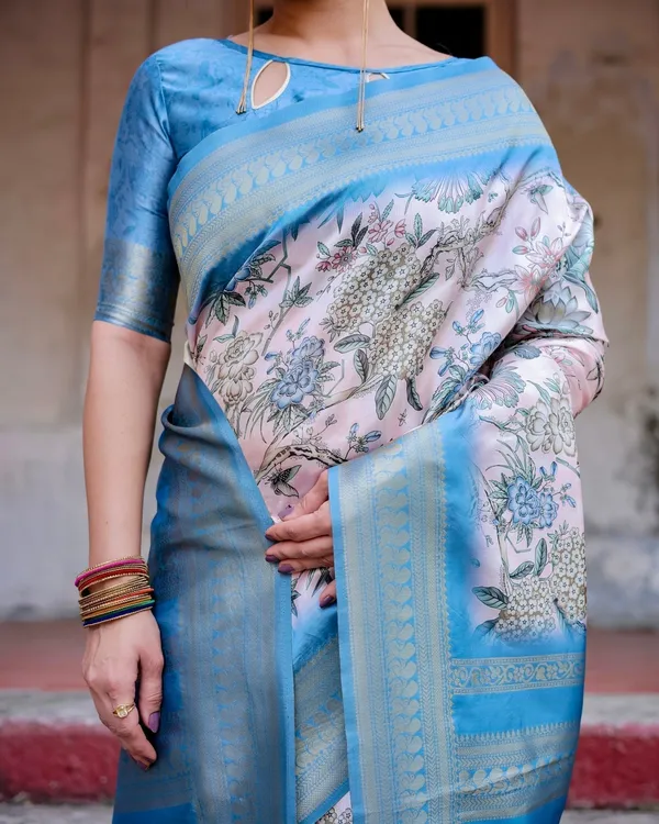Elegant_Floral_Banarasi_Silk_Saree_in_Sky_Blue_and_Blush_Pink_with_Zari_Weave_and_Tassels