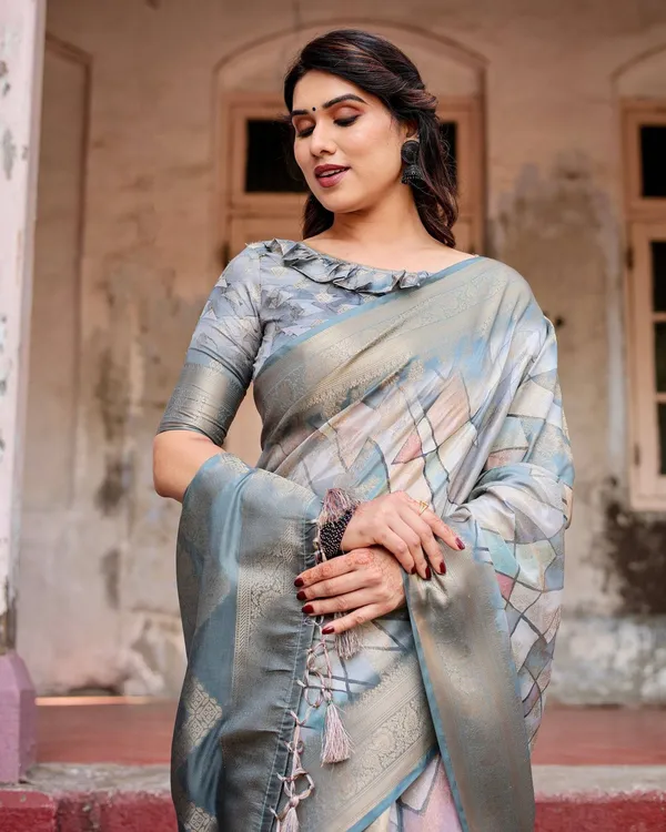 Elegant_Pastel_Blue_Banarasi_Silk_Saree_with_Intricate_Geometric_Design_and_Zari_Work_Tassel_Pallu
