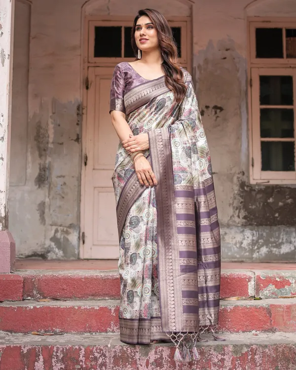 Regal_Purple_Banarasi_Silk_Saree_with_Digital_Print_and_Ornate_Border