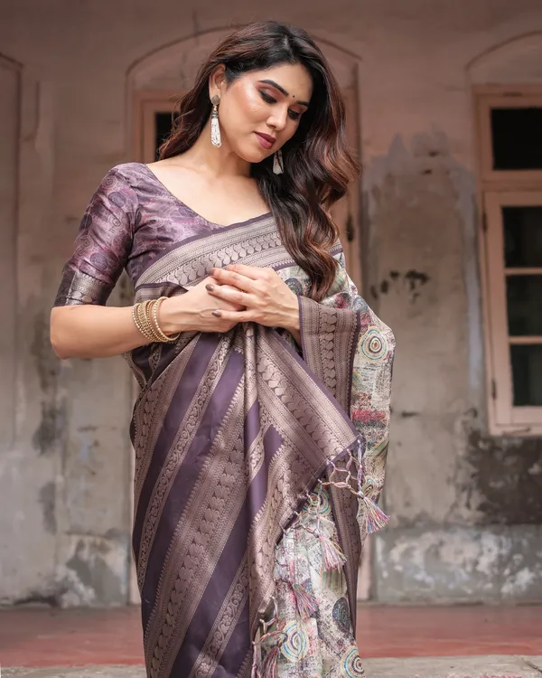 Regal_Purple_Banarasi_Silk_Saree_with_Digital_Print_and_Ornate_Border
