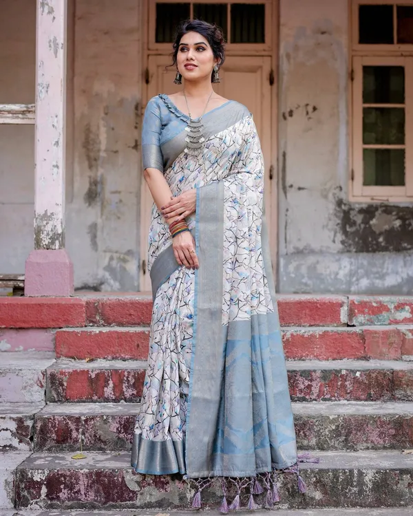 Elegant_Light_Blue_Banarasi_Silk_Saree_with_Floral_Design_and_Zari_Weaved_Pallu