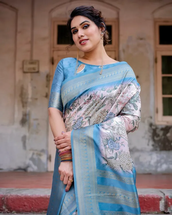 Elegant_Floral_Banarasi_Silk_Saree_in_Sky_Blue_and_Blush_Pink_with_Zari_Weave_and_Tassels