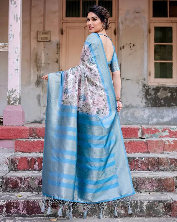 Elegant_Floral_Banarasi_Silk_Saree_in_Sky_Blue_and_Blush_Pink_with_Zari_Weave_and_Tassels
