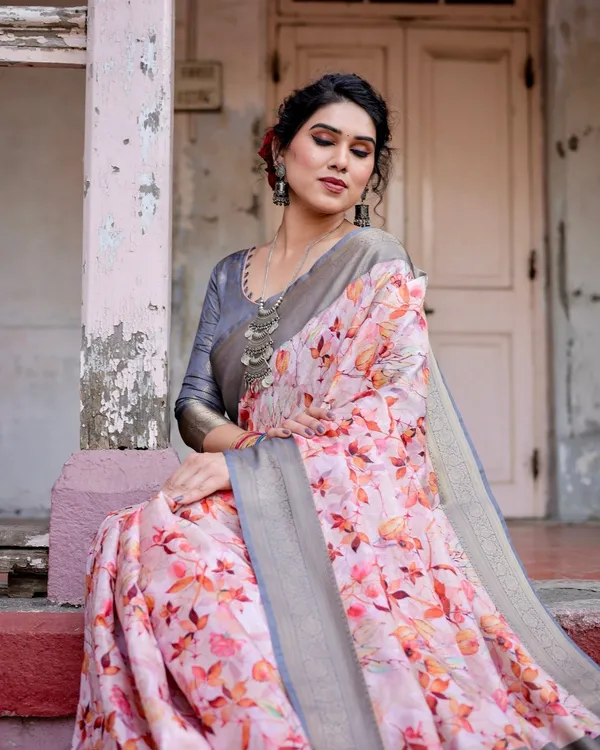 Graceful_Grey_Banarasi_Silk_Saree_with_Floral_Elegance_and_Zari_Accents