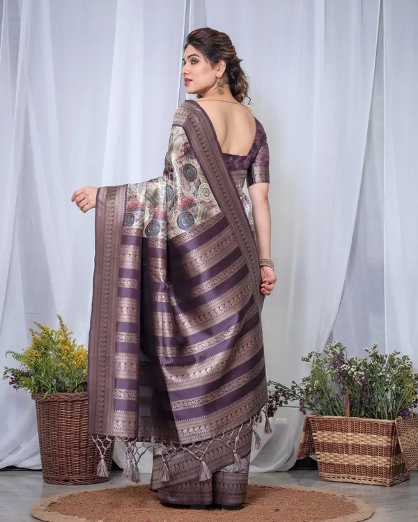 Ethereal_Lavender_Banarasi_Silk_Saree_with_Circular_Motif_Tassels