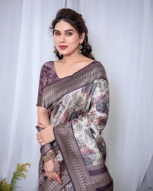 Ethereal_Lavender_Banarasi_Silk_Saree_with_Circular_Motif_Tassels