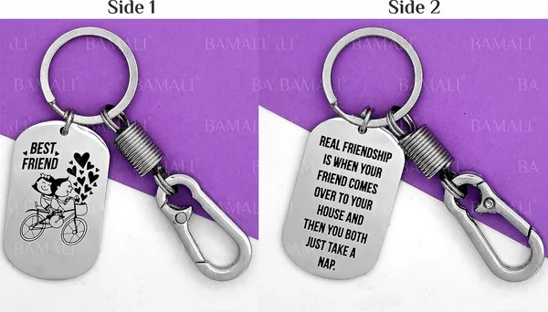 Silver_Finish_Customized_Laser_Engrave_Keychain_For_Anniversary_|_Birthday_|_Lovers_|_Valentine_|_Friendship_Day_(Napping_Friend)