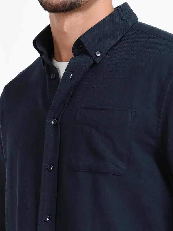 Blue_Linen_Premium_&_Elegant_Full_Sleeve_Casual_Shirt_For_Men