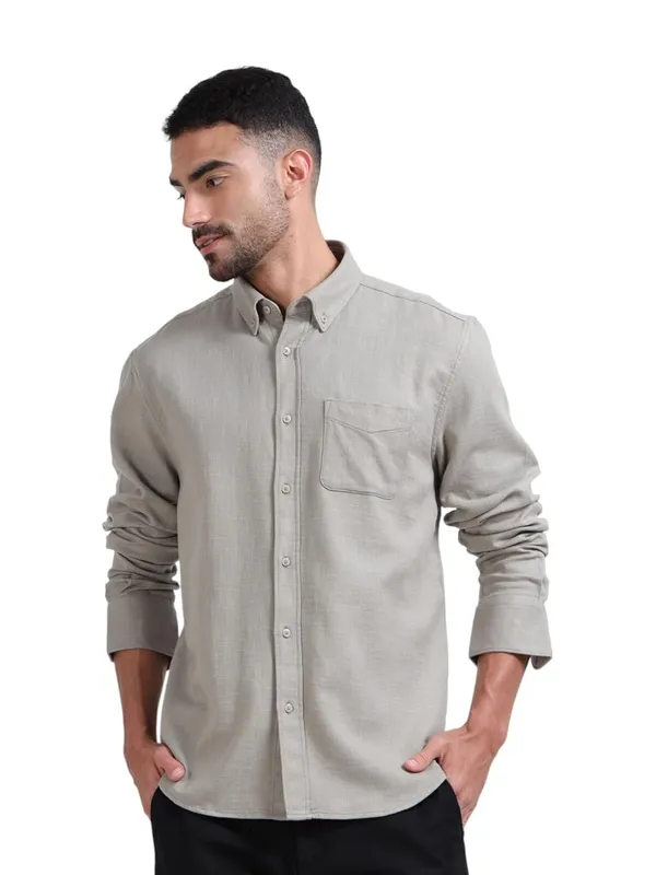 Light_Grey_Cotton_Linen_Premium_&_Elegant_Full_Sleeve_Casual_Shirt_For_Men