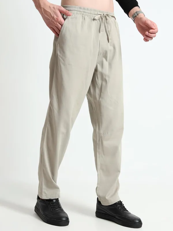 Beige_Cotton_Premium_&_Elegant_Full_Length_Casual_Pant_For_Men