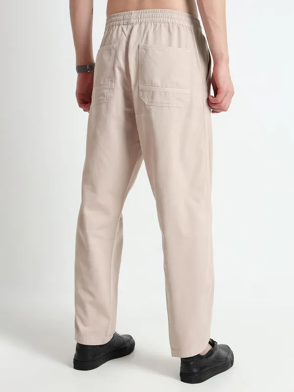 Light_Beige_Cotton_Premium_&_Elegant_Full_Length_Casual_Pant_For_Men