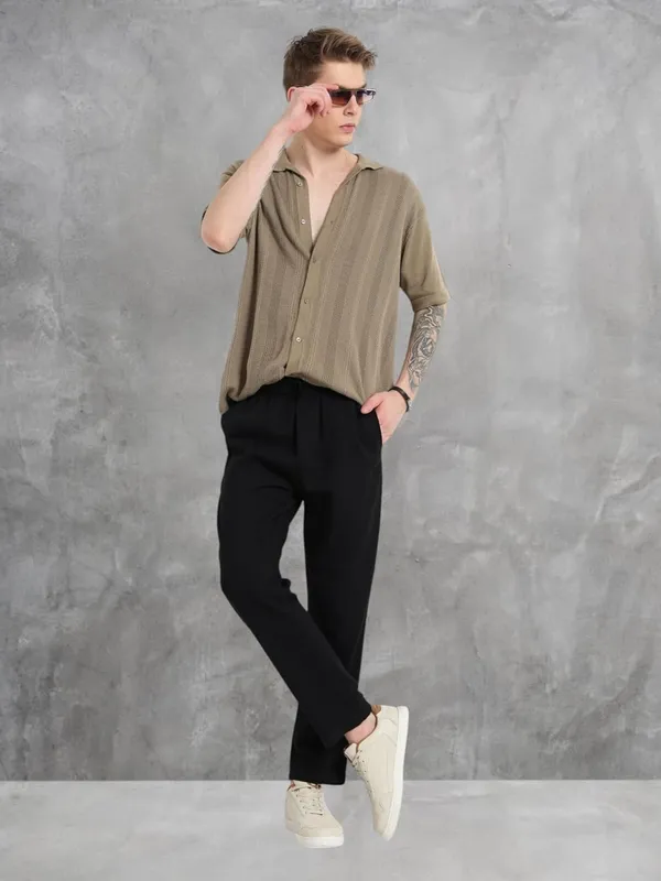 Black_Cotton_Premium_&_Elegant_Full_Length_Casual_Pant_For_Men