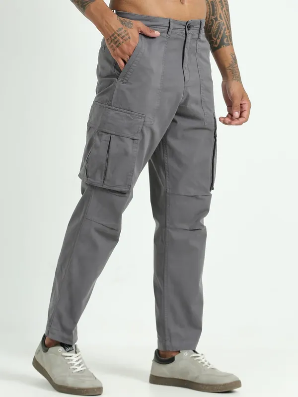 Grey_Cotton_Premium_&_Elegant_Full_Length_Casual_Cargo_For_Men
