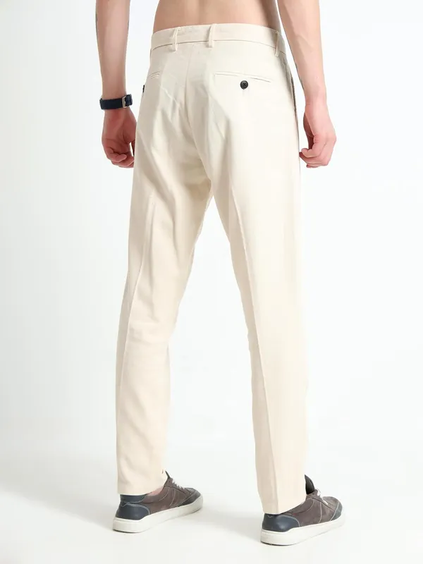White_Cotton_Linen_Premium_&_Elegant_Full_Length_Casual_Trouser_For_Men