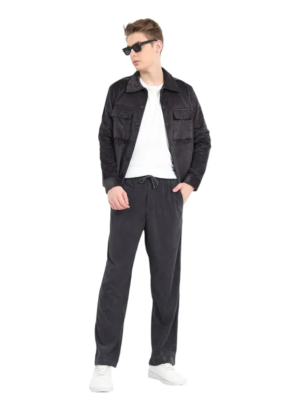 Black_Cotton_Premium_&_Elegant_Full_Length_Casual_Trouser_For_Men