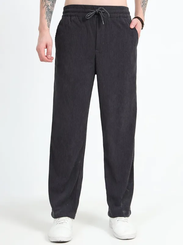 Black_Cotton_Premium_&_Elegant_Full_Length_Casual_Trouser_For_Men