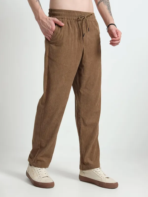 Brown_Cotton_Premium_&_Elegant_Full_Length_Casual_Trouser_For_Men