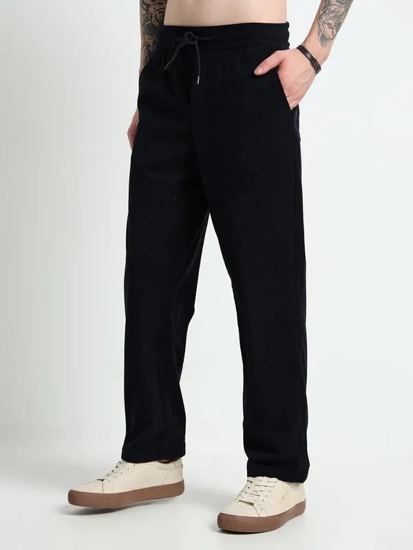 Dark_Blue_Cotton_Premium_&_Elegant_Full_Length_Casual_Trouser_For_Men