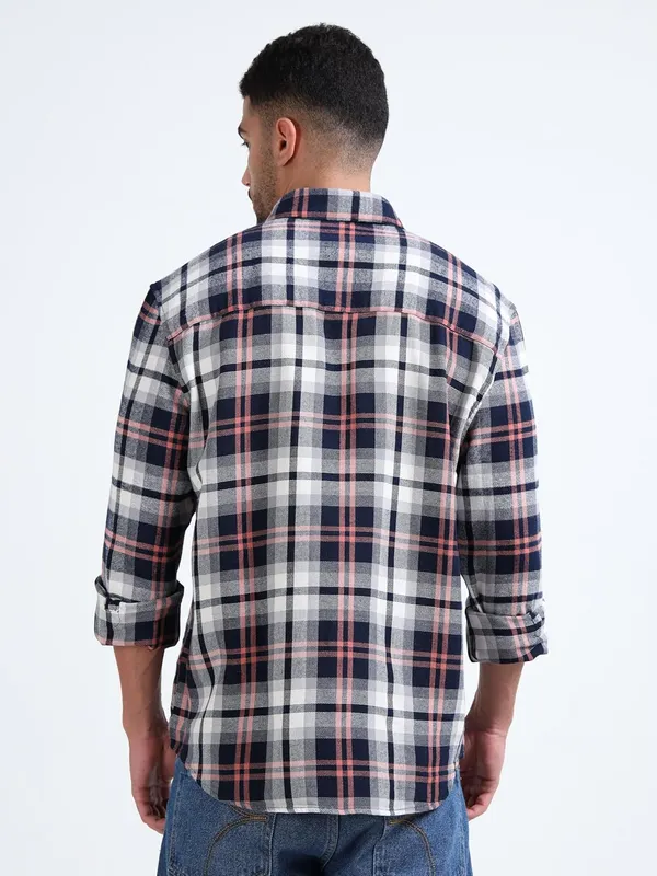 Multicolor_Cotton_Full_Sleeve_Designer_Regular_Fit_Checks_Shirt_For_Men