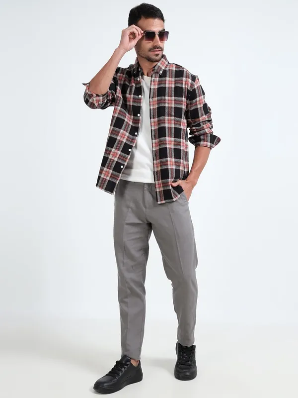Multicolor_Cotton_Full_Sleeve_Designer_Regular_Fit_Checks_Shirt_For_Men