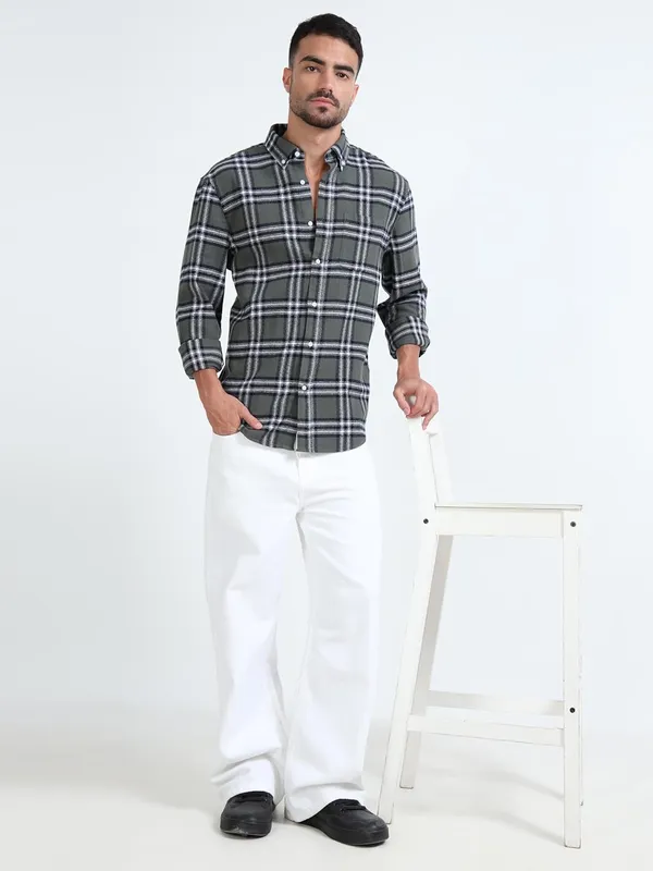 Multicolor_Cotton_Full_Sleeve_Designer_Regular_Fit_Checks_Shirt_For_Men