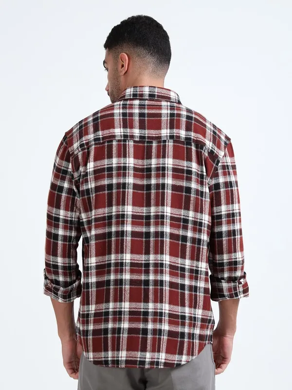 Multicolor_Cotton_Full_Sleeve_Designer_Regular_Fit_Checks_Shirt_For_Men