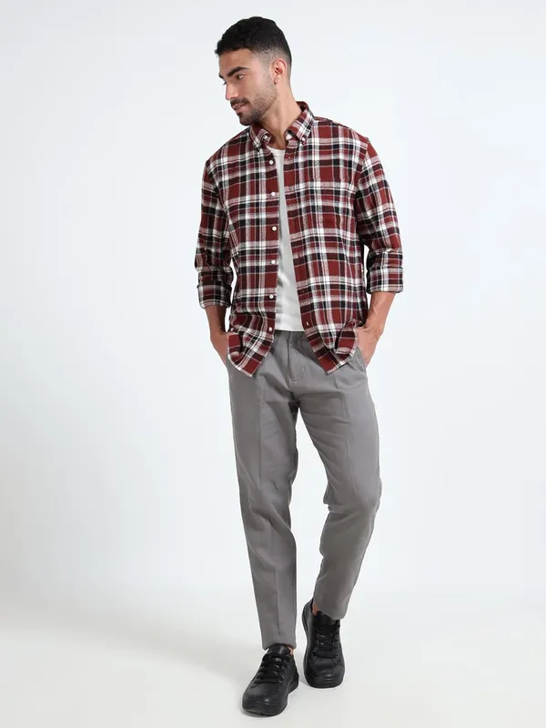 Multicolor_Cotton_Full_Sleeve_Designer_Regular_Fit_Checks_Shirt_For_Men