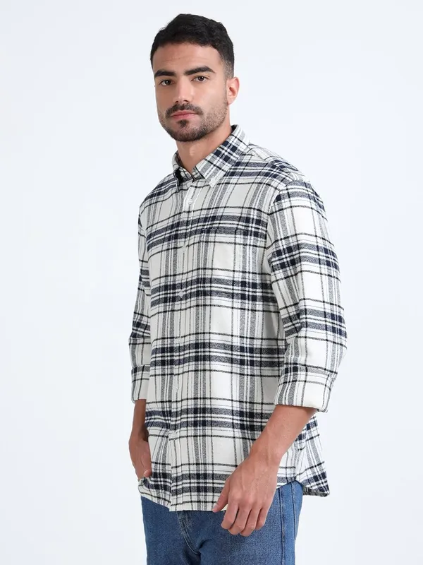 Multicolor_Cotton_Full_Sleeve_Designer_Regular_Fit_Checks_Shirt_For_Men