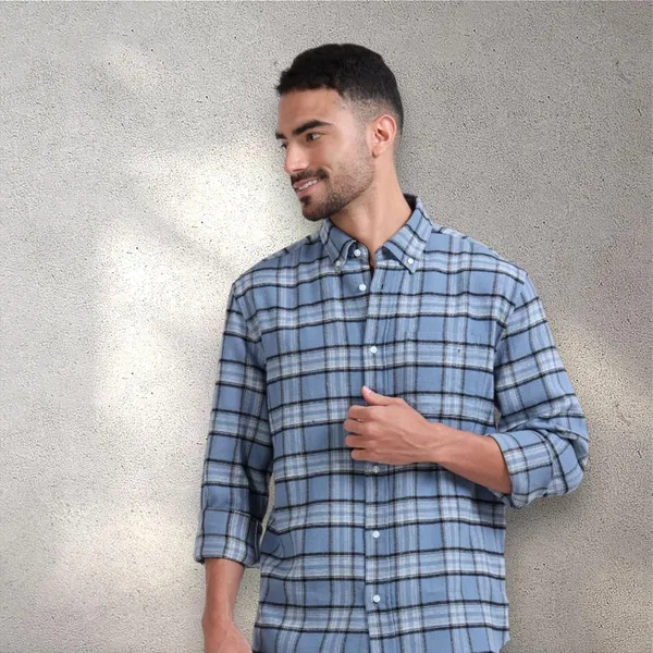 Multicolor_Cotton_Full_Sleeve_Designer_Regular_Fit_Checks_Shirt_For_Men