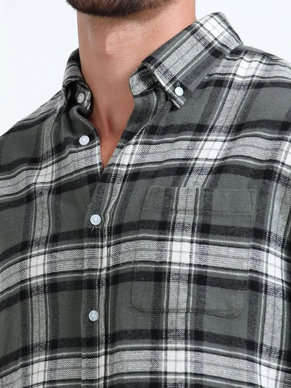 Multicolor_Cotton_Full_Sleeve_Designer_Regular_Fit_Checks_Shirt_For_Men