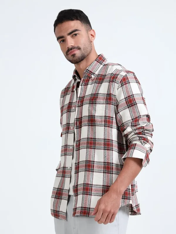 Multicolor_Cotton_Full_Sleeve_Designer_Regular_Fit_Checks_Shirt_For_Men