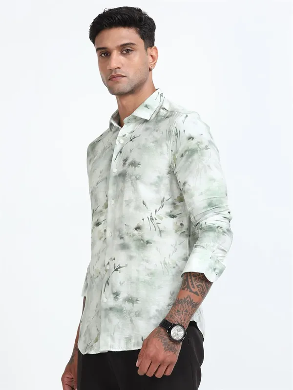 Multicolor_Nylon_Full_Sleeve_Designer_Regular_Fit_Printed_Shirt_For_Men