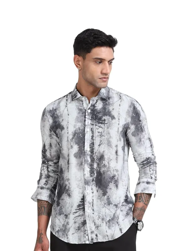 Multicolor_Nylon_Full_Sleeve_Designer_Regular_Fit_Printed_Shirt_For_Men