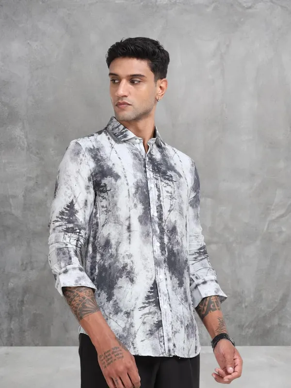 Multicolor_Nylon_Full_Sleeve_Designer_Regular_Fit_Printed_Shirt_For_Men