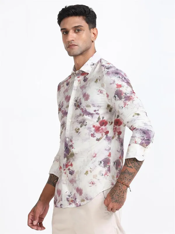 Multicolor_Nylon_Full_Sleeve_Designer_Regular_Fit_Printed_Shirt_For_Men