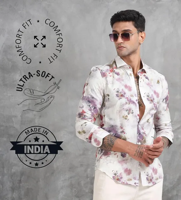 Multicolor_Nylon_Full_Sleeve_Designer_Regular_Fit_Printed_Shirt_For_Men