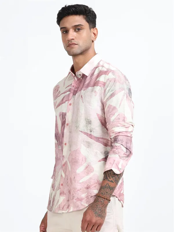 Multicolor_Nylon_Full_Sleeve_Designer_Regular_Fit_Printed_Shirt_For_Men